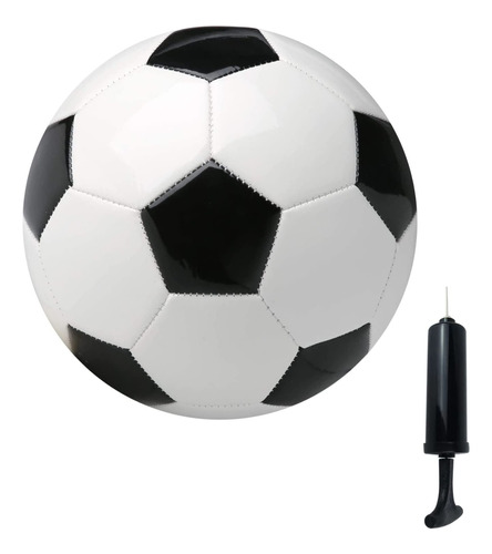 Spdtech Balon De Futbol Tamano 5 Con Aguja De Bomba, Clasico