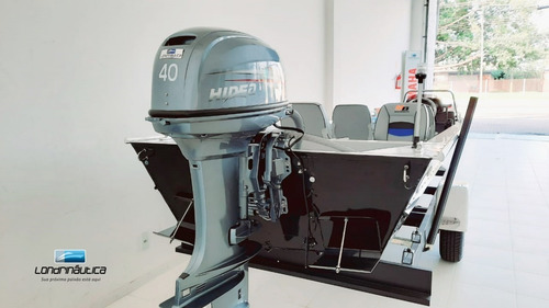 Lancha Alumínio Nublar 600 Pesca Com Motor 40hp Novo