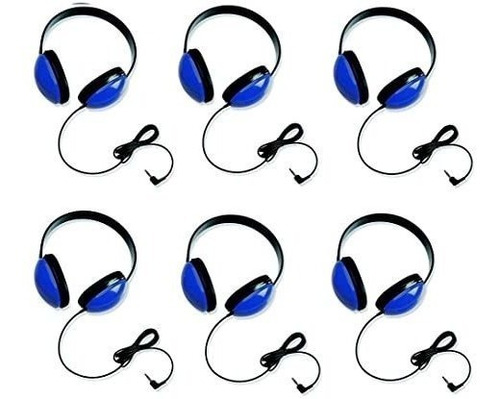 Califone 2800-bl Escuchar Primeros Auriculares En Azul (jueg