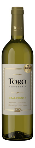 Vinho Chardonnay Toro Centenario 2018 adega Fecovita 750 ml em um estojo de nda