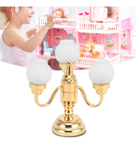 Candelabro Led En Miniatura Con Forma De Casa De Muñecas De