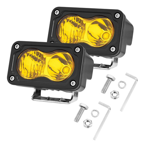 2 Unidades De 3 Pulgadas Y 40 W Combo De Haz Para Motocicle