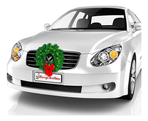 Corona De Navidad Para Automóvil, Camión O Suv  Decoración 