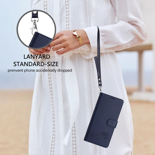 Bonita Funda De Piel De Gato Para Vivo S19 5g/s19 Pro 5g Con Función Atril, Tipo Cartera
