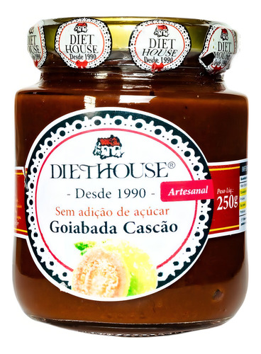 Goiabada Cascão Cremosa Diet House 250g