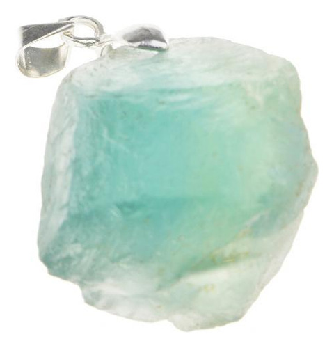 3 Piedra Colgante De Cristal Natural Piedra De Fluorita Azul