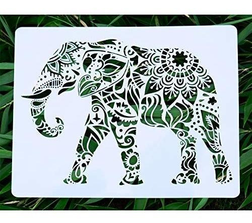 Plantillas Para Pintar Animales Plantillas Elefante Usa...