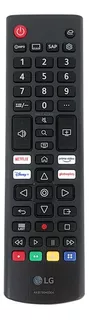 Teclas de control remoto Netflix Disney Globo LG Akb76040304