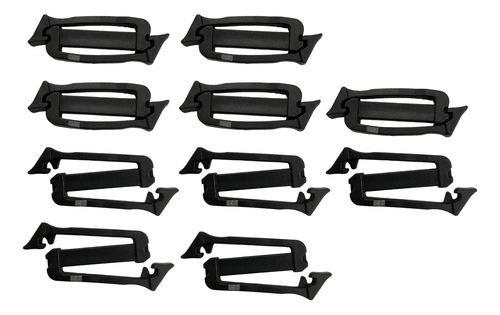 10x Negro Diy Supervivencia Al Aire Libre Equipaje Saco