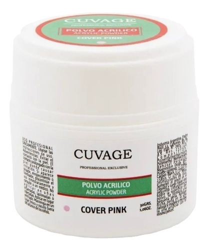 Imagen 1 de 10 de Polimero 30gr - Polvo Acrilico Cuvage Uñas Esculpidas