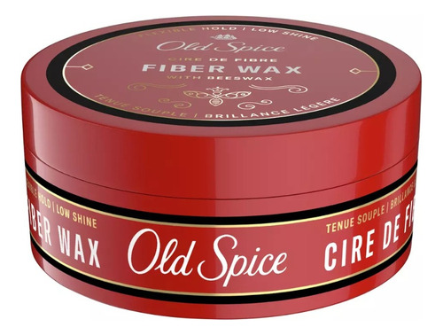 Old Spice Fiberwax P/ El Peinado De Caballeros Frasco 62.9g 