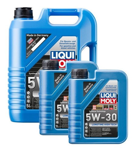 Aceite Para Motor Longtime High Tech 5w30 Liqui Moly 7lts