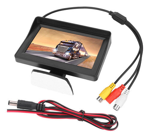 Entrada Av Ultra Delgada De 2 Vías Para Coche, Tft, Lcd, 9 V