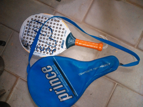 Paleta De Padel Prince Usada Pequeño Detalle De Uso