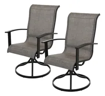 Comprar Grand Patio Juego De 2 Sillas Mecedoras Giratorias Para