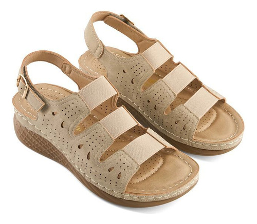 Zapato Alto Formal Ve1878363 Punta Abierta Redonda