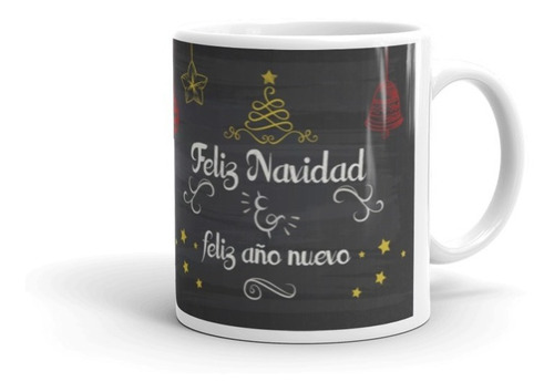 Mug Feliz Navidad Y Año Nuevo Con Tu Foto