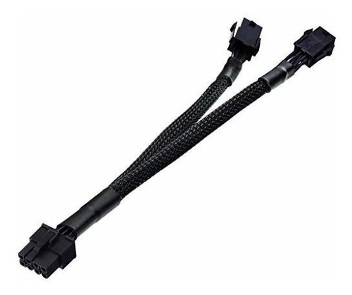 Cable Adaptador De Corriente Gpu Dual De 6 Pines Hembra A 8 