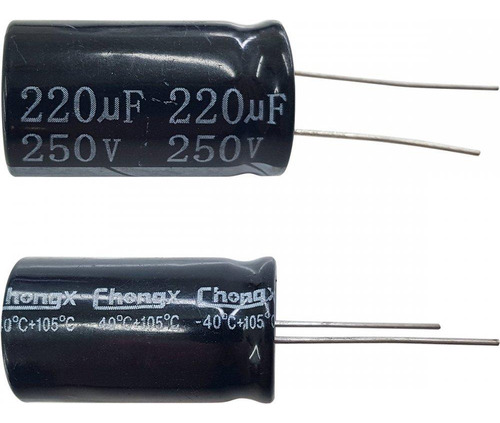 Kit 25x Capacitor Eletrolitico 220uf 250v 18x31.5mm