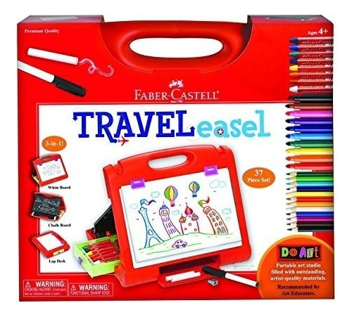 Faber-castell Do Arte Del Viaje Del Caballete - Kit De Arte 