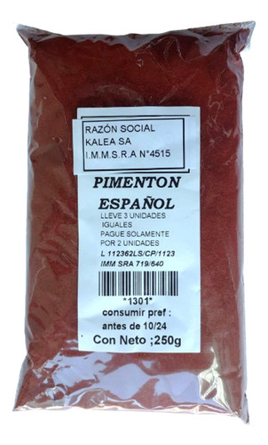 Pimenton Español 250g Lleve 3 Pague Solo 2 