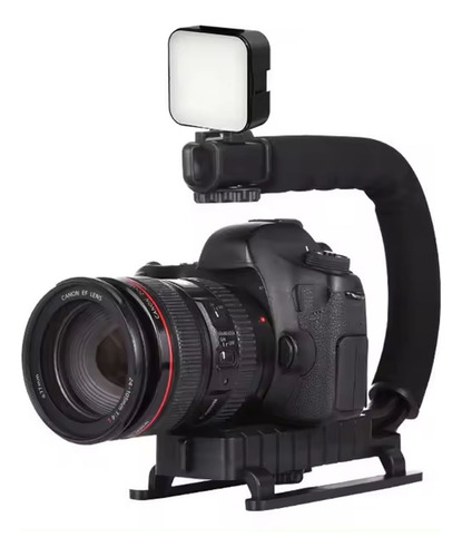 Soporte Para Celular Con Reflector Y Micrófono Kit Completo