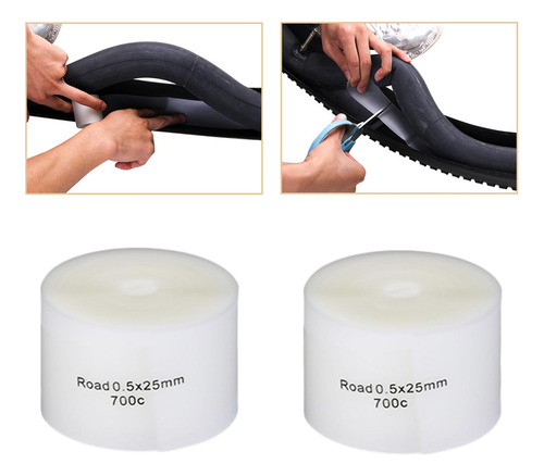 2 X 2x Thin Bike Tire Liner Puncture Belt Tyre Inner Tube