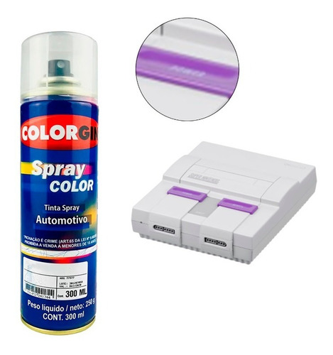 Tinta Automotiva Roxo Botão Supernintendo 300ml