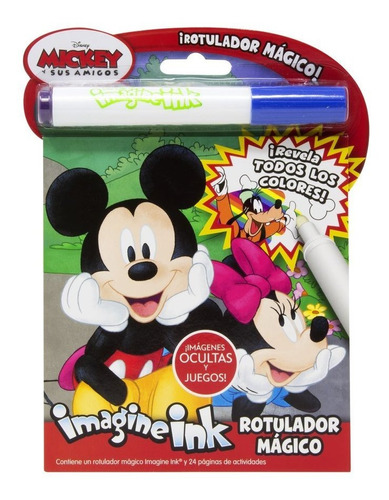 Libro Mickey Y Sus Amigos. Rotulador Magico