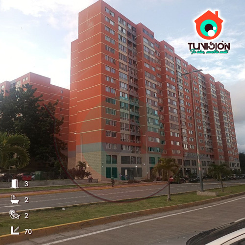 Apartamento En Ciudad Tiuna De 3 Habitaciones Y 2 (dos) Baños, Caracas, El Valle, Dtto. Capital