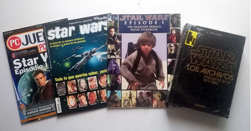 Star Wars Ep1 Movie Storybook + Los Archivos 77-83 + 2 Rev