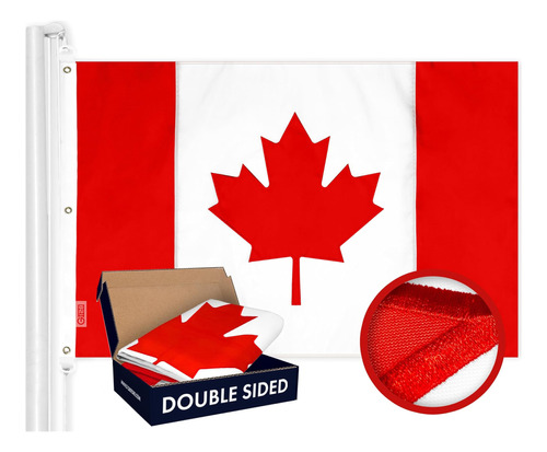 G128 Canada Bandera Canadiense | 6 X 10 Pies | Serie Doble