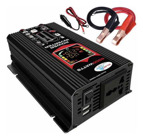 Inversor De Corriente Para Automóviles  6000w 12v A 220v G1