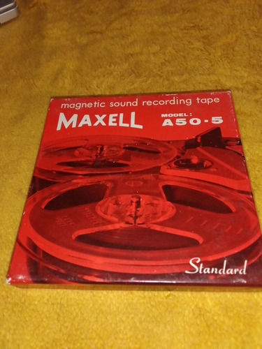 Cinta Magnética De Sonido Marca Maxell Modelo A50.5