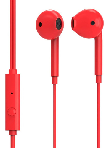 Fone De Ouvido Com Fio E Microfone Eph 100 - Lity Cor Vermelho