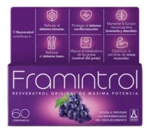 Framintrol Antioxidante Inteligente 60 Comprimidos