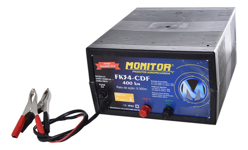 Eletrificador De Cerca Rural Fk34-cdf 12v 400 Km Monitor