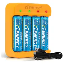 Comprar Kit De Baterías Recargables Aa Y Cargador, Baterías R...