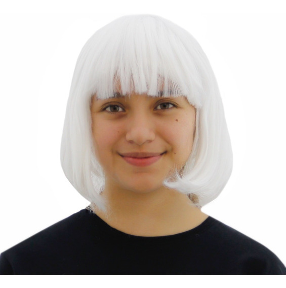 Peluca Blanca Cosplay Anime | MercadoLibre 📦 Peluca Blanca Cosplay Anime | MercadoLibre 📦