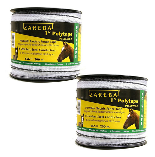 Zareba Systems Pt656w1-z 1 Polytape (2 Pack), 200m