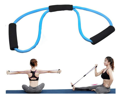 Elástico Extensor Em 8 P Funcional Ginástica Alongamento