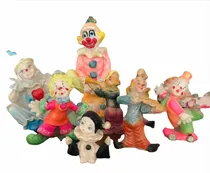 Comprar Payaso Colección Antiguedades Vintage Con Brillos