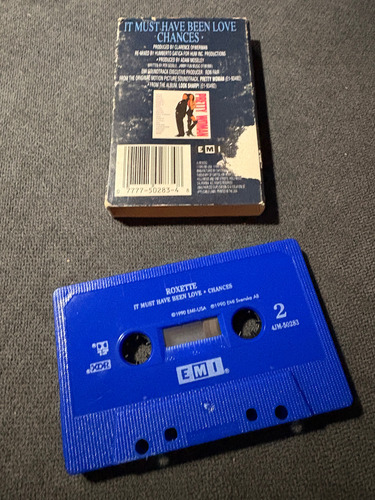 Roxette. It Must Have Been Love. Cassette. Americano Agua
