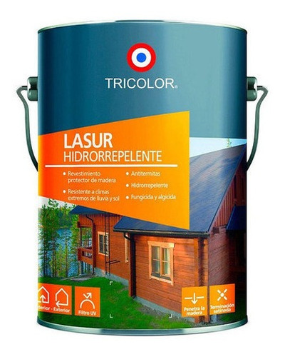 Lasur Protector De Madera Natural 1 Gl (3.78lt) Tricolor