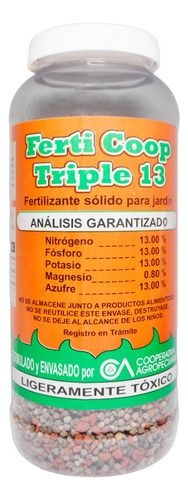 Triple 13 Fertilizante Granulado De 1 Kg Nitrogeno Fosforo