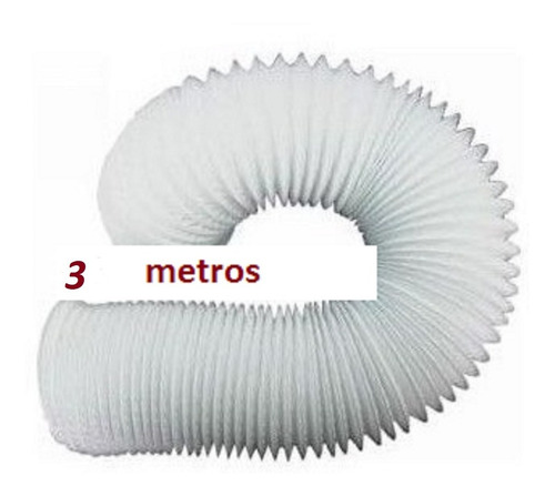 Imagen 1 de 2 de Tubo Ventilación O Manga Para Secadora 10.5 Cm De 3 Metros
