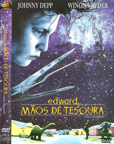 Dvd Filme: Edward Mãos De Tesoura (1990) Dublado E Leg