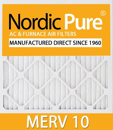 Filtros De Aire Plisados Merv 10 De 14x25x2 (13 1/2 X 2...