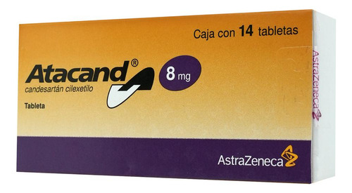 Atacand Tabletas 8 Mg, 14 Tabletas