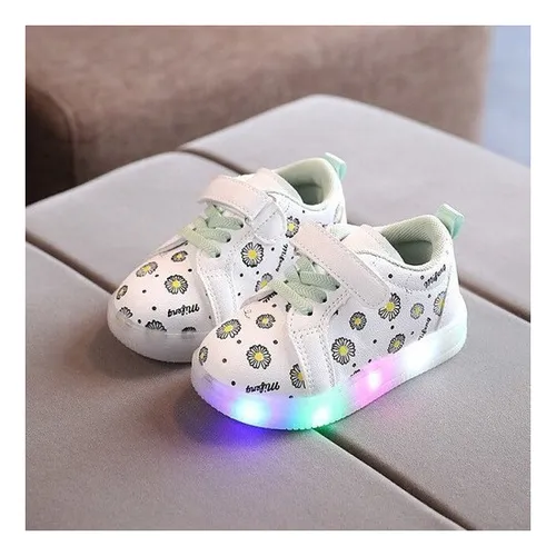 Sapatos Para Meninas Tamanho 21 30 Com Luzes Led De Fundo Ma